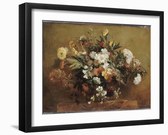 Bouquet-Eugene Delacroix-Framed Giclee Print