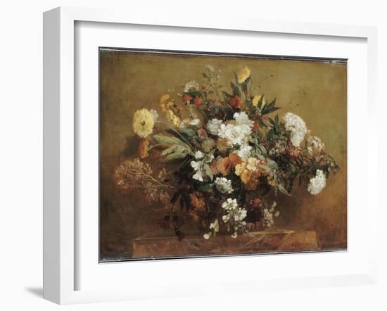 Bouquet-Eugene Delacroix-Framed Giclee Print