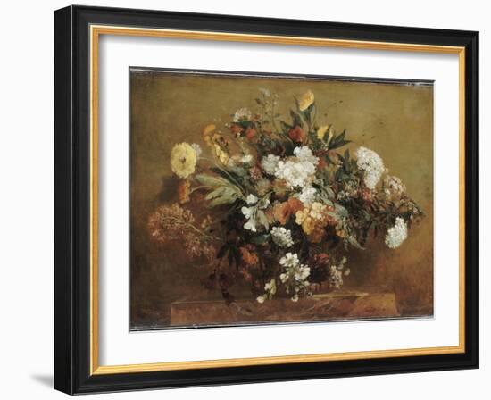 Bouquet-Eugene Delacroix-Framed Giclee Print