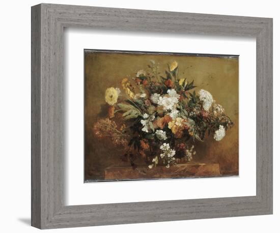 Bouquet-Eugene Delacroix-Framed Giclee Print