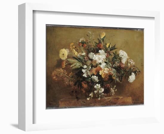 Bouquet-Eugene Delacroix-Framed Giclee Print