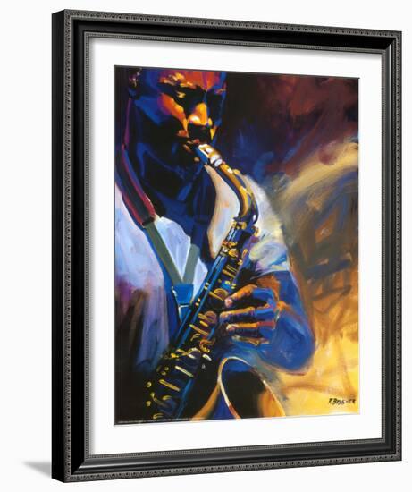 Bourban Street Blues-Robert Brasher-Framed Art Print