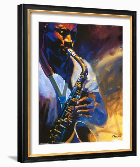 Bourban Street Blues-Robert Brasher-Framed Art Print