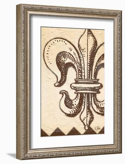 Bourbon Lily Fleur de Lis-Rene Stein-Framed Art Print