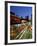 Bourbon Street and City Skyline at Night, New Orleans, Louisiana, USA-Gavin Hellier-Framed Photographic Print