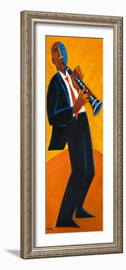 Bourbon Street Clarinet-Marsha Hammel-Framed Giclee Print