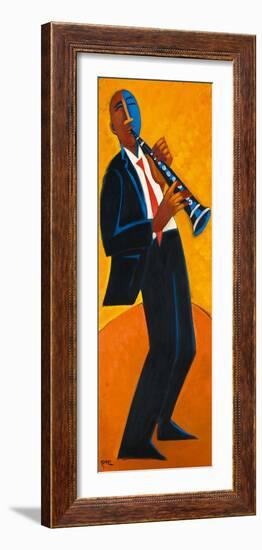 Bourbon Street Clarinet-Marsha Hammel-Framed Giclee Print