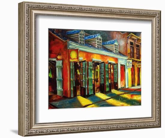 Bourbon Street Color-Diane Millsap-Framed Art Print