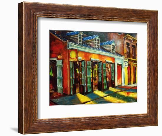 Bourbon Street Color-Diane Millsap-Framed Art Print