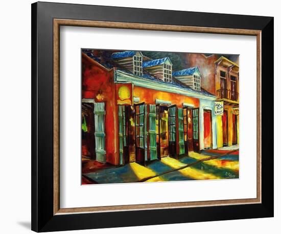 Bourbon Street Color-Diane Millsap-Framed Art Print