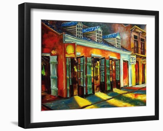 Bourbon Street Color-Diane Millsap-Framed Art Print