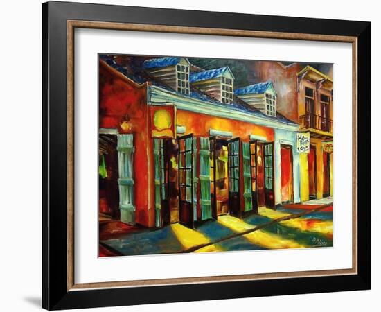 Bourbon Street Color-Diane Millsap-Framed Art Print