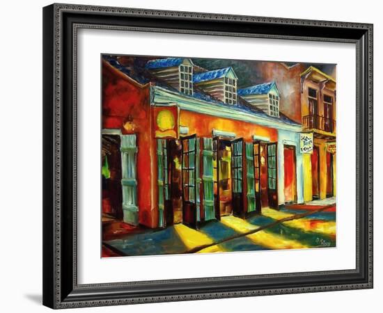 Bourbon Street Color-Diane Millsap-Framed Art Print