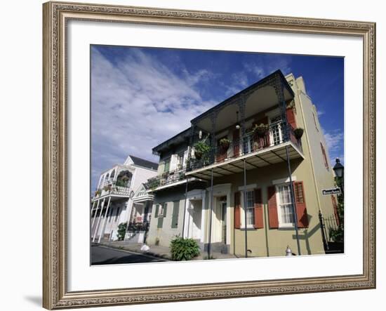 Bourbon Street, French Quarter, New Orleans, Louisiana, USA-Robert Francis-Framed Photographic Print