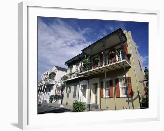 Bourbon Street, French Quarter, New Orleans, Louisiana, USA-Robert Francis-Framed Photographic Print