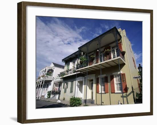 Bourbon Street, French Quarter, New Orleans, Louisiana, USA-Robert Francis-Framed Photographic Print