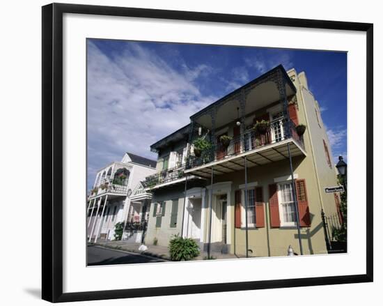 Bourbon Street, French Quarter, New Orleans, Louisiana, USA-Robert Francis-Framed Photographic Print