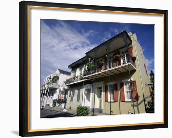 Bourbon Street, French Quarter, New Orleans, Louisiana, USA-Robert Francis-Framed Photographic Print