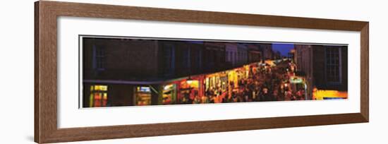 Bourbon Street, New Orleans, Louisiana-James Blakeway-Framed Art Print