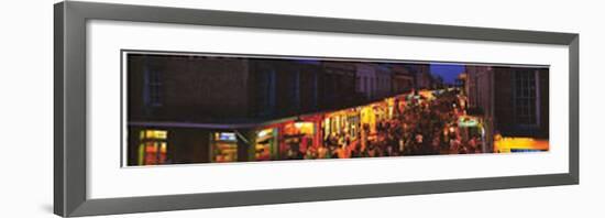 Bourbon Street, New Orleans, Louisiana-James Blakeway-Framed Art Print