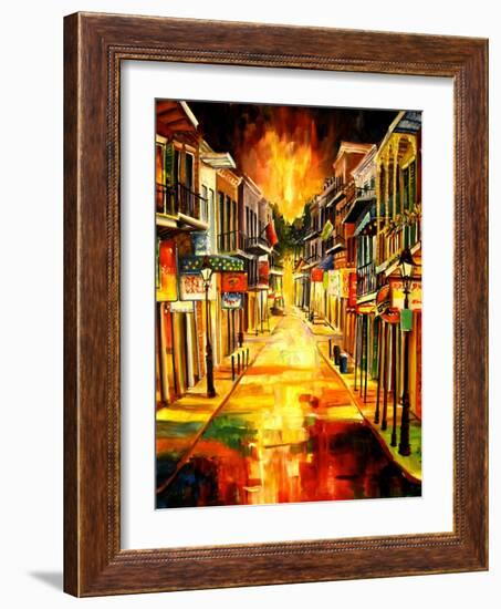 Bourbon Street Night-Diane Millsap-Framed Art Print