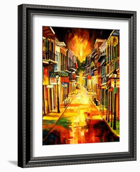 Bourbon Street Night-Diane Millsap-Framed Art Print