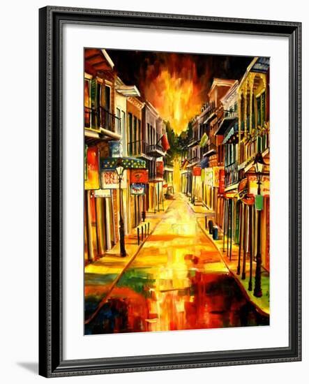 Bourbon Street Night-Diane Millsap-Framed Art Print