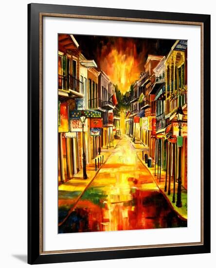 Bourbon Street Night-Diane Millsap-Framed Art Print