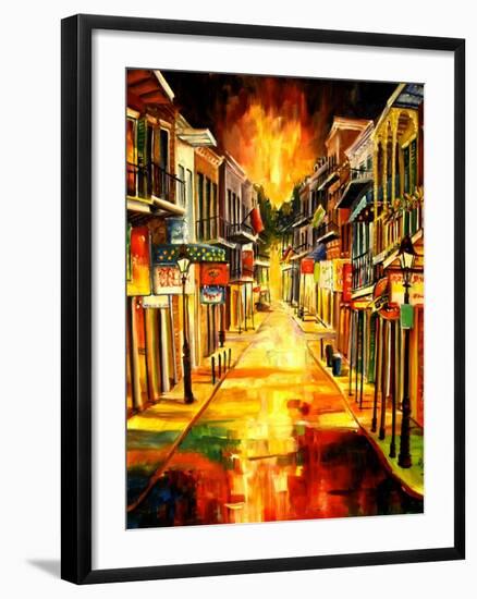 Bourbon Street Night-Diane Millsap-Framed Art Print