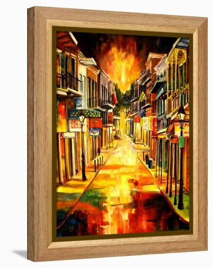 Bourbon Street Night-Diane Millsap-Framed Stretched Canvas