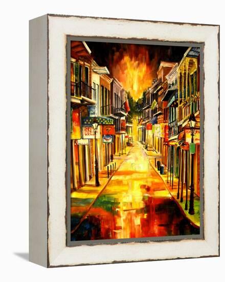 Bourbon Street Night-Diane Millsap-Framed Stretched Canvas