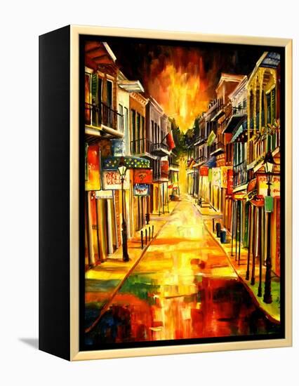 Bourbon Street Night-Diane Millsap-Framed Stretched Canvas