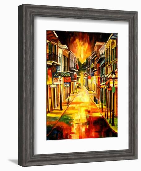 Bourbon Street Night-Diane Millsap-Framed Art Print