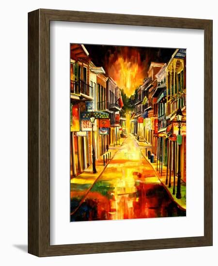 Bourbon Street Night-Diane Millsap-Framed Art Print