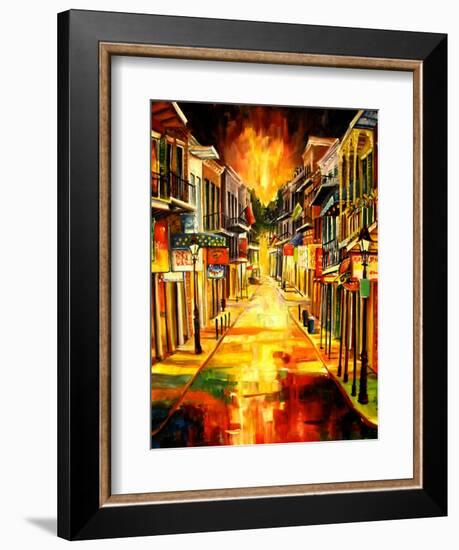 Bourbon Street Night-Diane Millsap-Framed Art Print