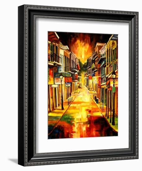 Bourbon Street Night-Diane Millsap-Framed Art Print