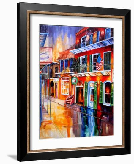 Bourbon Street Red-Diane Millsap-Framed Art Print