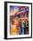 Bourbon Street Red-Diane Millsap-Framed Art Print