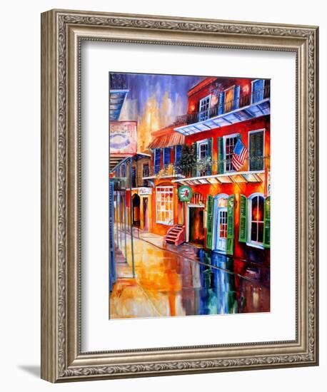 Bourbon Street Red-Diane Millsap-Framed Premium Giclee Print