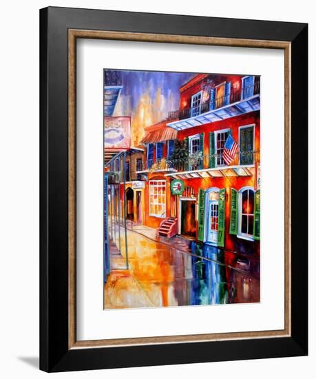 Bourbon Street Red-Diane Millsap-Framed Art Print