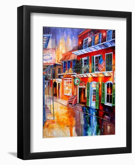 Bourbon Street Red-Diane Millsap-Framed Art Print