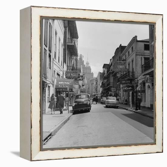 Bourbon Street-null-Framed Premier Image Canvas