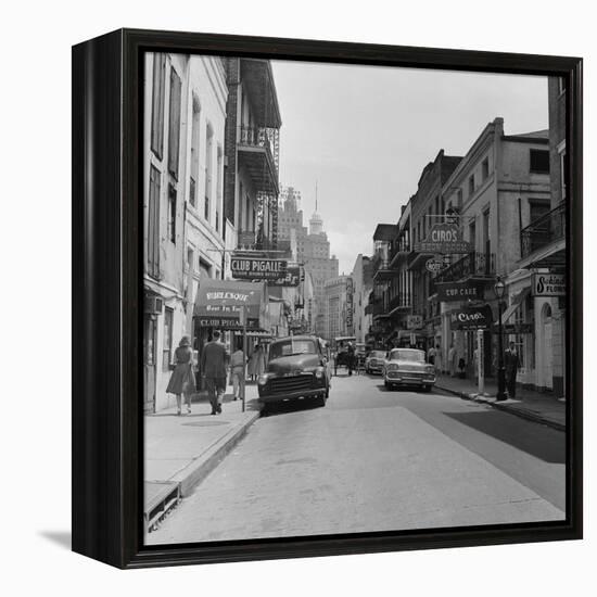 Bourbon Street-null-Framed Premier Image Canvas