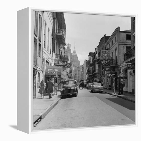 Bourbon Street-null-Framed Premier Image Canvas