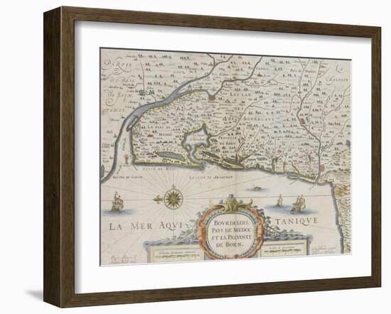 Bourdelois, Country of Medoc, and My Prevote of Born-null-Framed Giclee Print