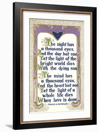 Bourdillon Quotation-null-Framed Art Print