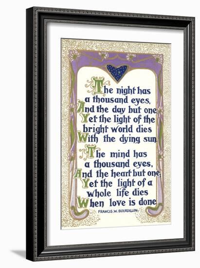 Bourdillon Quotation-null-Framed Art Print