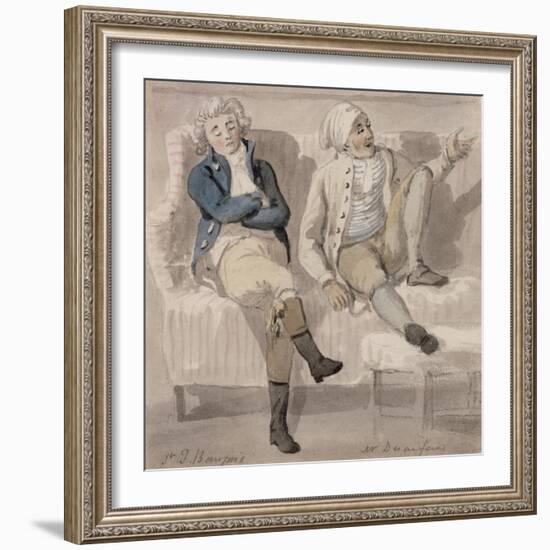 Bourgeois and Desenfans, 1805-Paul Sandby-Framed Giclee Print