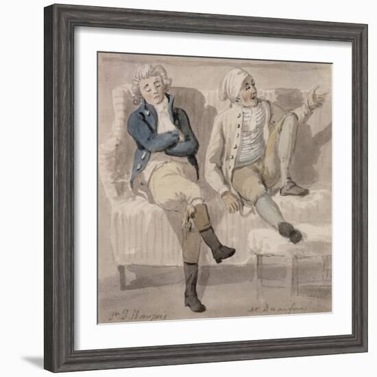 Bourgeois and Desenfans, 1805-Paul Sandby-Framed Giclee Print