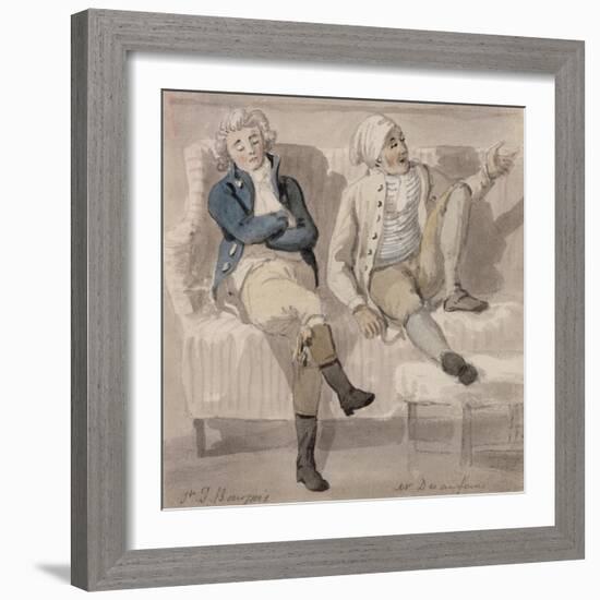 Bourgeois and Desenfans, 1805-Paul Sandby-Framed Giclee Print